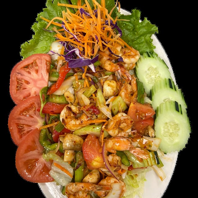 Sp2: Shrimp Salad.