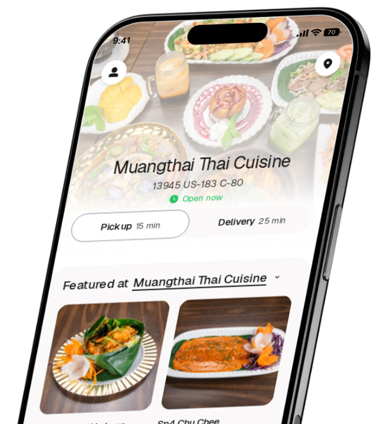 Muangthai Thai Cuisine app preview