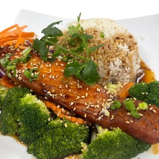 Salmon teriyaki